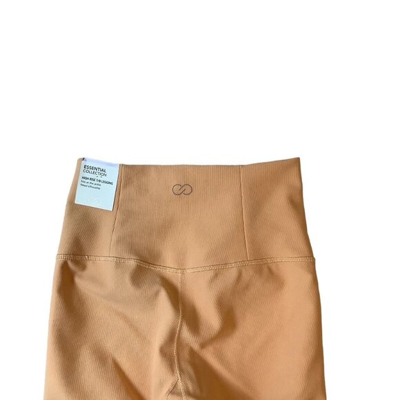 NWT Calia Essential High-Rise 7/8 Rib Tight Legging Womens Size XS Apricot Wash - Picture 5 of 9